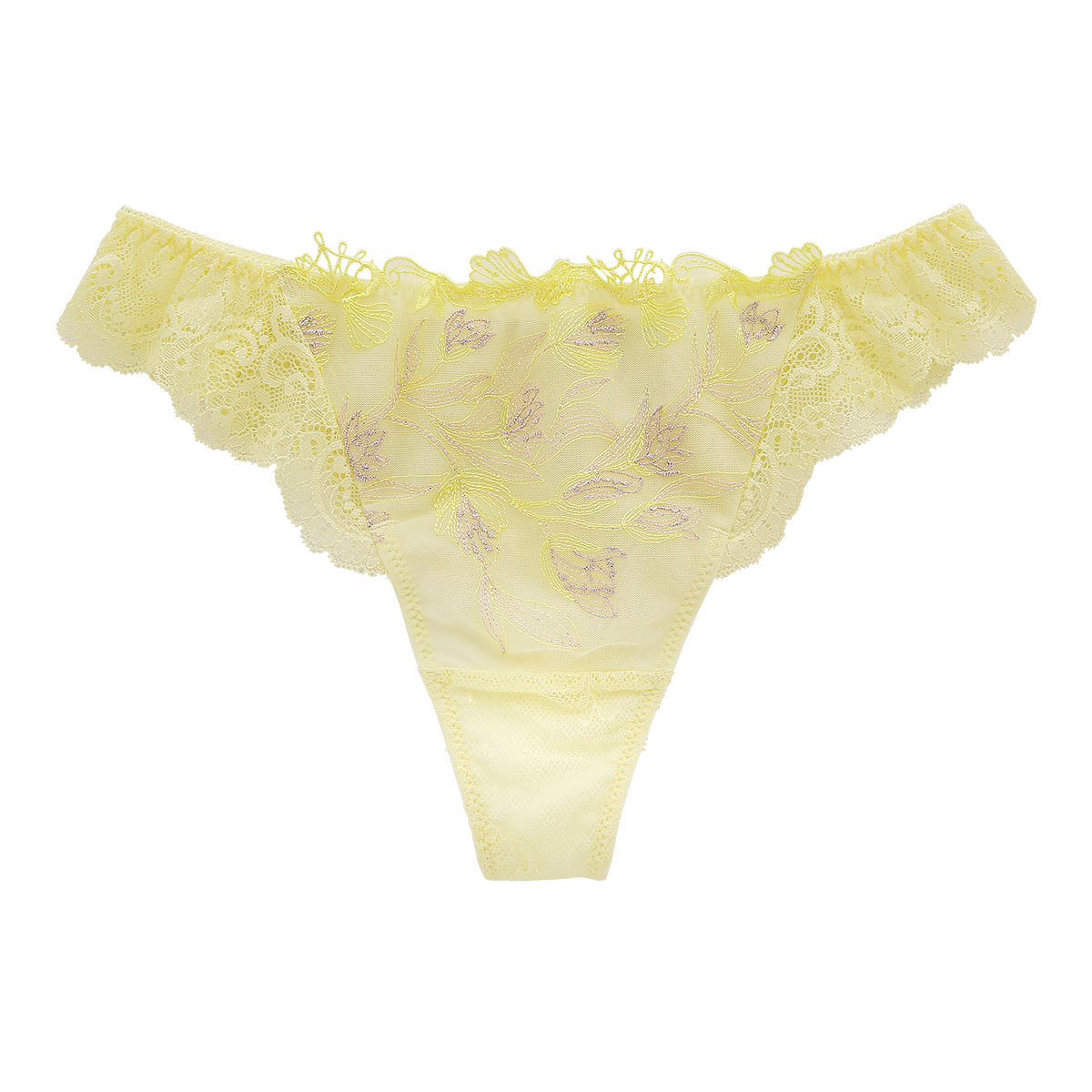 Shell & Tulip シェル＆チューリップ ショーツ Tバック バックレース ML 単品 LA VIE A DEUX ラヴィアドゥ mignon(CR-クリーム-M)