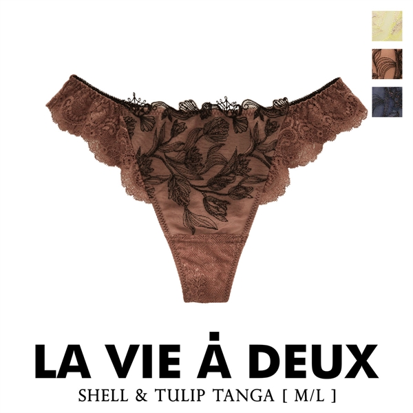 Shell & Tulip シェル＆チューリップ ショーツ Tバック バックレース ML 単品 LA VIE A DEUX ラヴィアドゥ mignon