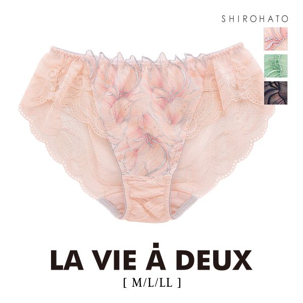 Le petale ル･ペタル ショーツ スタンダード バックレース M L LL 単品 LA VIE A DEUX ラヴィアドゥ mignon