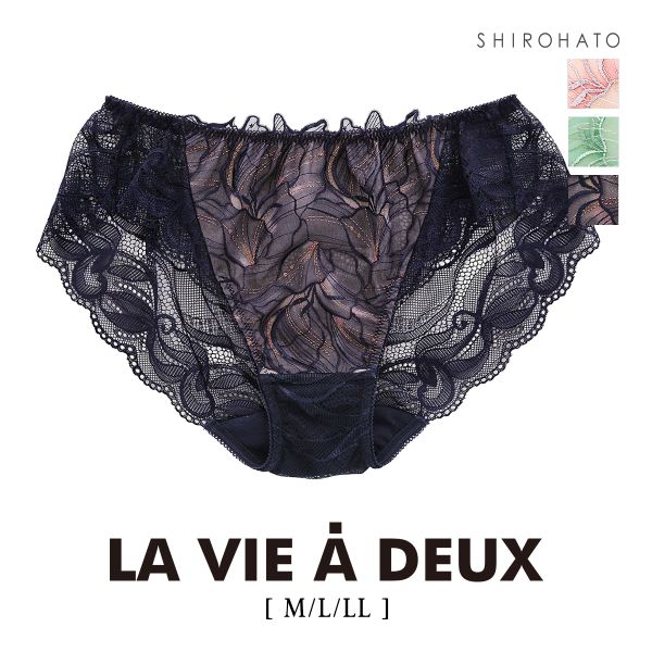 Le petale ル･ペタル ショーツ スタンダード バックレース M L LL 単品 LA VIE A DEUX ラヴィアドゥ mignon
