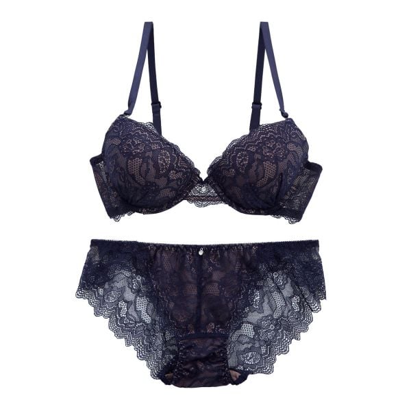 モンシェルピジョン Mon cher pigeon ララシャンテフラワー ブラジャー ショーツ セット BCDEF 総レース バックレース