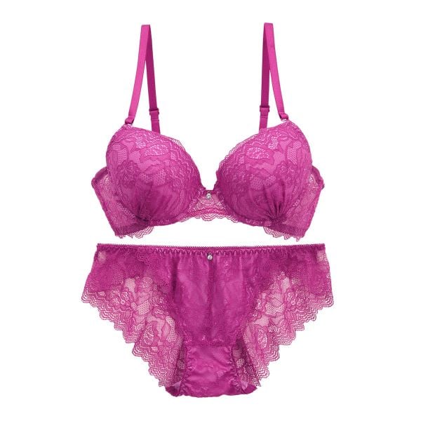 モンシェルピジョン Mon cher pigeon ララシャンテフラワー ブラジャー ショーツ セット BCDEF 総レース バックレース