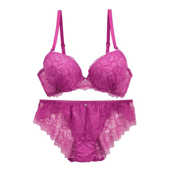 モンシェルピジョン Mon cher pigeon ララシャンテフラワー ブラジャー ショーツ セット BCDEF 総レース バックレース