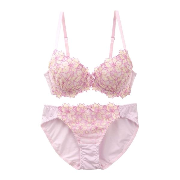モンシェルピジョン Mon cher pigeon リリウムフローラ ブラジャー ショーツ セット BCDEF ブラセット 下着 レディース