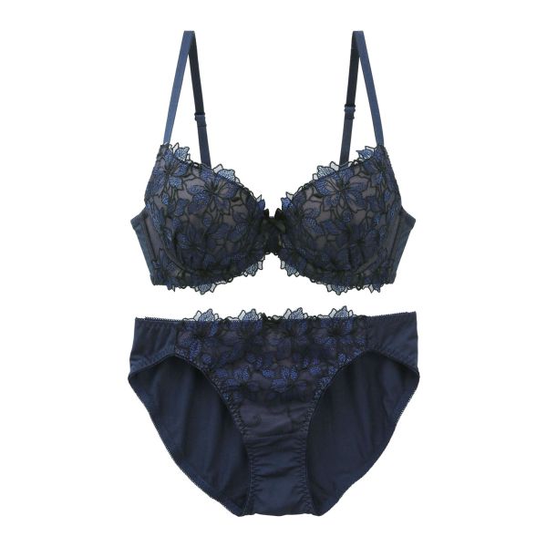 モンシェルピジョン Mon cher pigeon リリウムフローラ ブラジャー ショーツ セット BCDEF ブラセット 下着 レディース