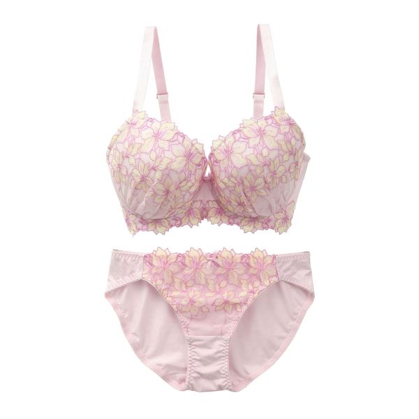 モンシェルピジョン Mon cher pigeon リリウムフローラ ブラジャー ショーツ セット GHI 大きいサイズ