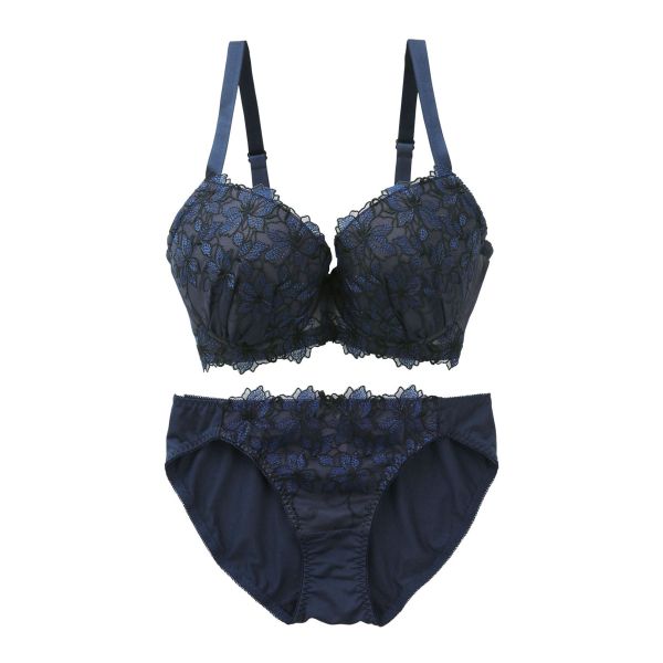 モンシェルピジョン Mon cher pigeon リリウムフローラ ブラジャー ショーツ セット GHI 大きいサイズ