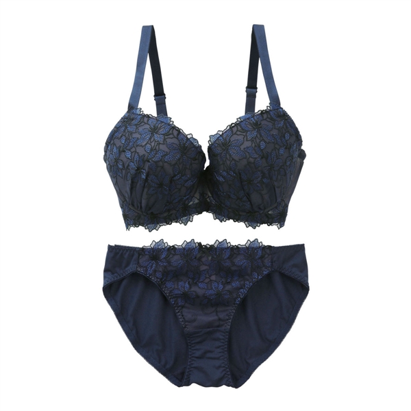 モンシェルピジョン Mon cher pigeon リリウムフローラ ブラジャー ショーツ セット GHI 大きいサイズ ブラセット 下着 レディース
