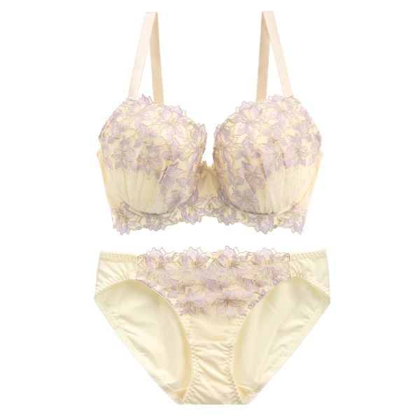 モンシェルピジョン Mon cher pigeon リリウムフローラ ブラジャー ショーツ セット GHI 大きいサイズ