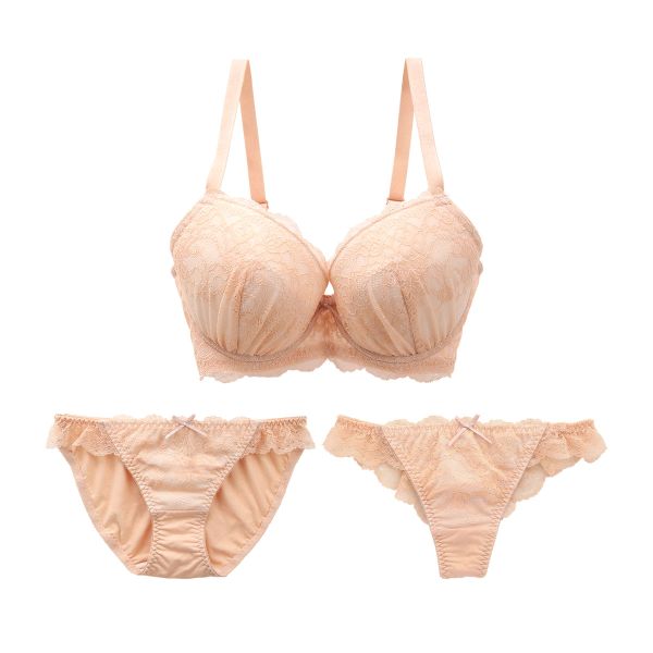 ブラジャー ショーツ セット Tバック 3点 モンシェルピジョン Mon cher pigeon G H I 80 85 90 リベルタ 大きいサイズ ブラセット 下着