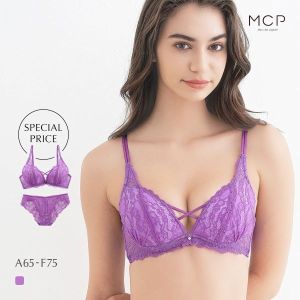ブラジャー ショーツ セット モンシェルピジョン Mon cher pigeon トリエブーケ ABCDEF 総レース レースアップ 大きいサイズ