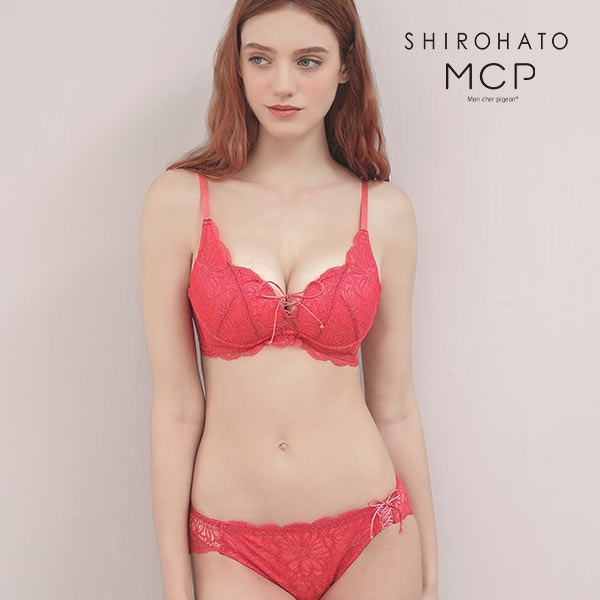 モンシェルピジョン Mon cher pigeon リュバン ブラジャー ショーツ セット ABCDEF ブラセット 下着 レディース