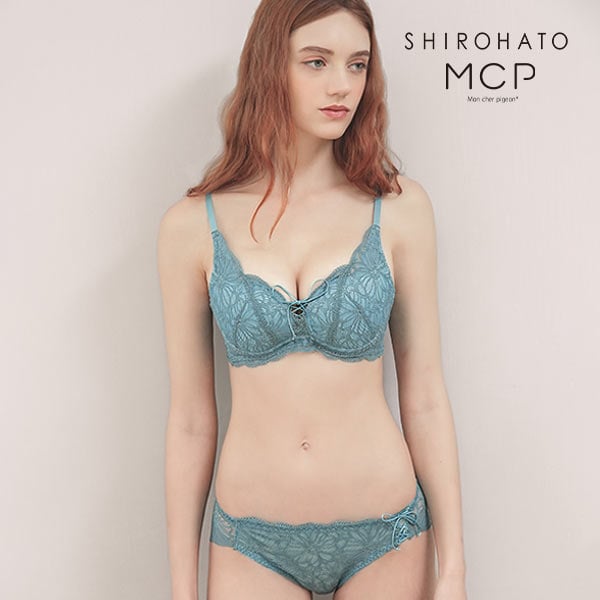 モンシェルピジョン Mon cher pigeon リュバン ブラジャー ショーツ セット ABCDEF