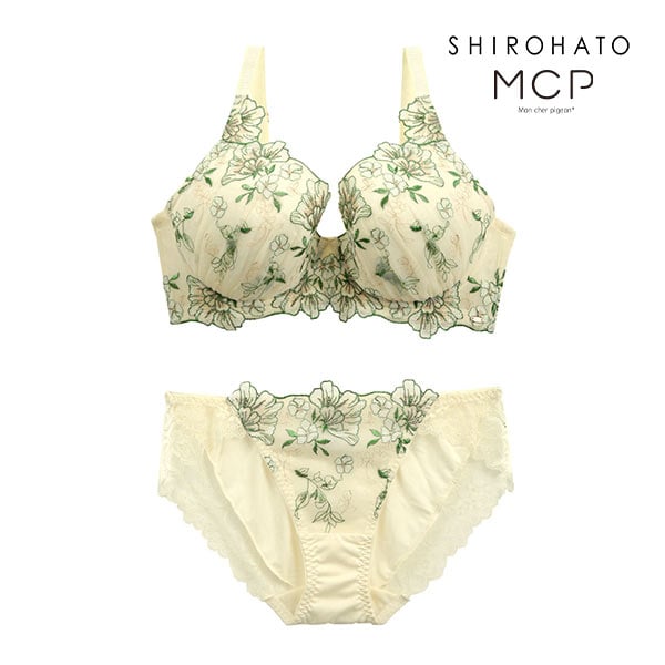 モンシェルピジョン Mon cher pigeon ウルークルールズ ブラジャー ショーツ セット GHI