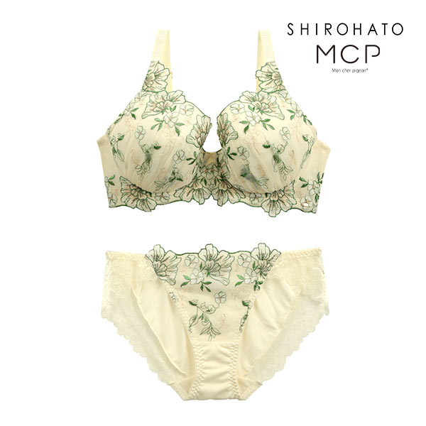 モンシェルピジョン Mon cher pigeon ウルークルールズ ブラジャー ショーツ セット GHI