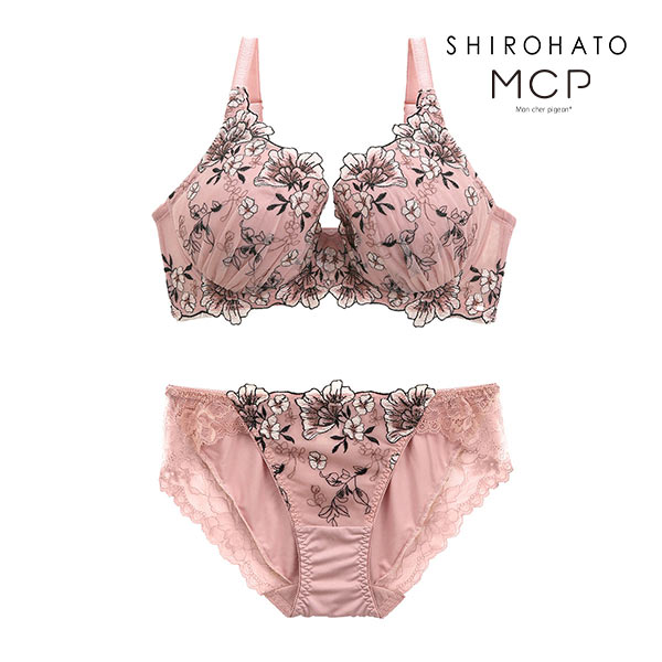モンシェルピジョン Mon cher pigeon ウルークルールズ ブラジャー ショーツ セット GHI