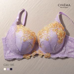モンシェルピジョン Mon cher pigeon ティアム TIAM 03 ブラジャー GHI グラマーブラ 大きいサイズ 単品 アップリケ