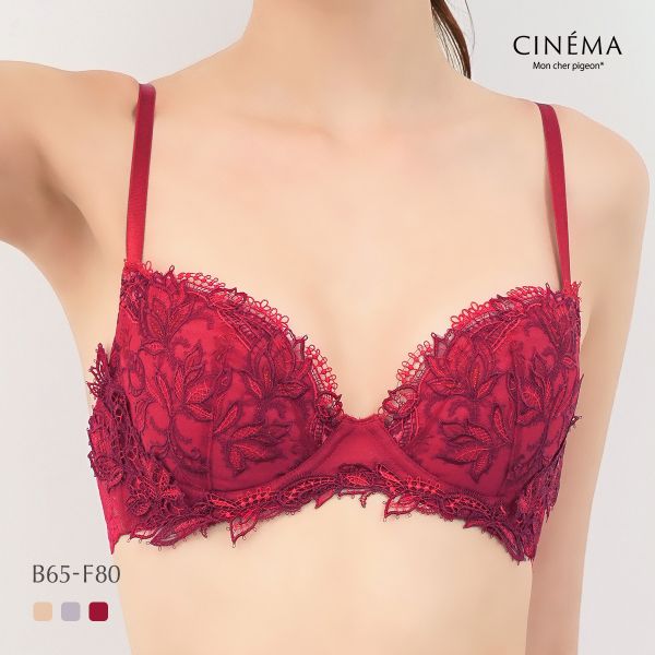 モンシェルピジョン Mon cher pigeon ティアム TIAM05 ブラジャー BCDEF 大きいサイズ 単品 花柄 上品 刺繍 レース