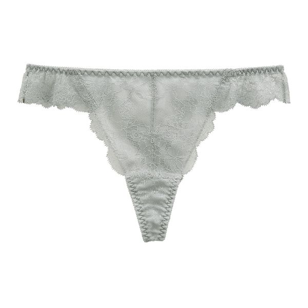 Mon cher pigeon モンシェルピジョン Glow Up Bra ショーツ Tバック タンガ バックレース 総レース M L 単品