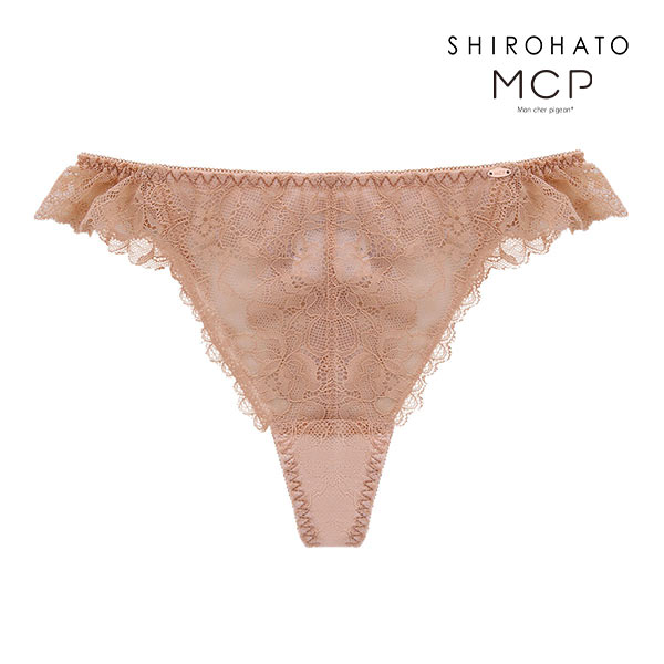 モンシェルピジョン Mon cher pigeon デイリーミューズ ショーツ Tバック タンガ バックレース M L 単品