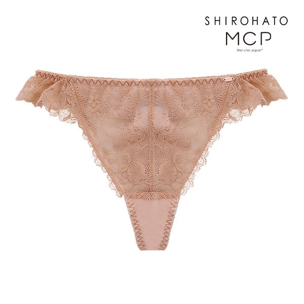 モンシェルピジョン Mon cher pigeon デイリーミューズ ショーツ Tバック タンガ バックレース M L 単品