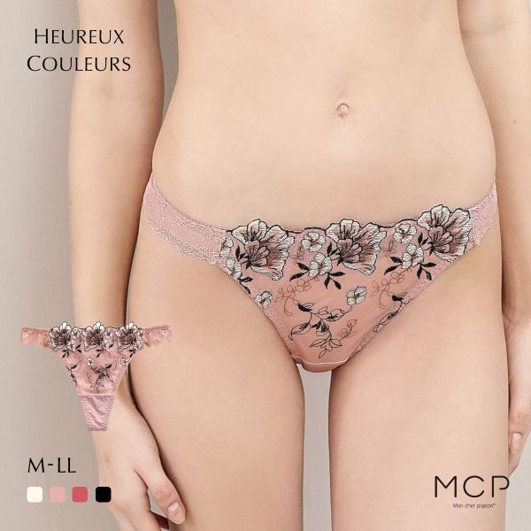 モンシェルピジョン Mon cher pigeon ウルークルールズ ショーツ Tバック タンガ バックレース M L LL 単品