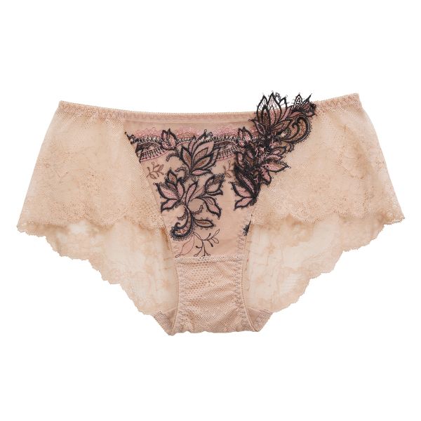 モンシェルピジョン Mon cher pigeon ティアム TIAM05 ショーツ ボーイレングス パンツ M L LL 単品 透け感 上品 総レース ひびきにくい