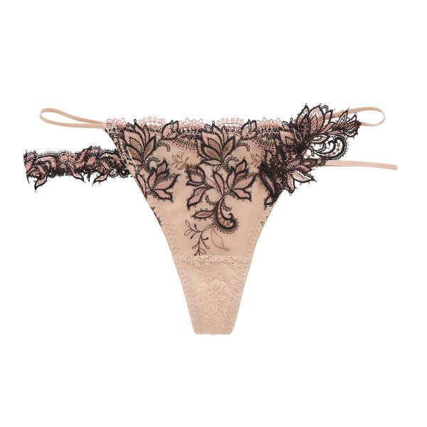 モンシェルピジョン Mon cher pigeon ティアム TIAM05 ショーツ Tバック タンガ パンツ M L LL 単品 透け感 上品 総レース ひびきにくい