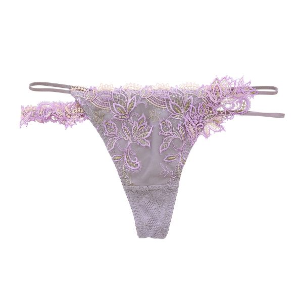 モンシェルピジョン Mon cher pigeon ティアム TIAM05 ショーツ Tバック タンガ パンツ M L LL 単品 透け感 上品 総レース ひびきにくい