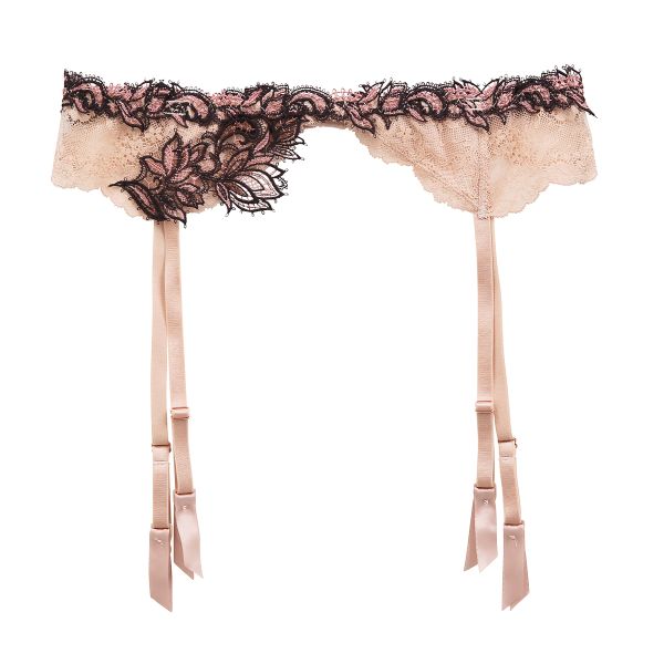 モンシェルピジョン Mon cher pigeon ティアム TIAM05 ガーターベルト 総レース アップリケ ランジェリー M L LL 単品