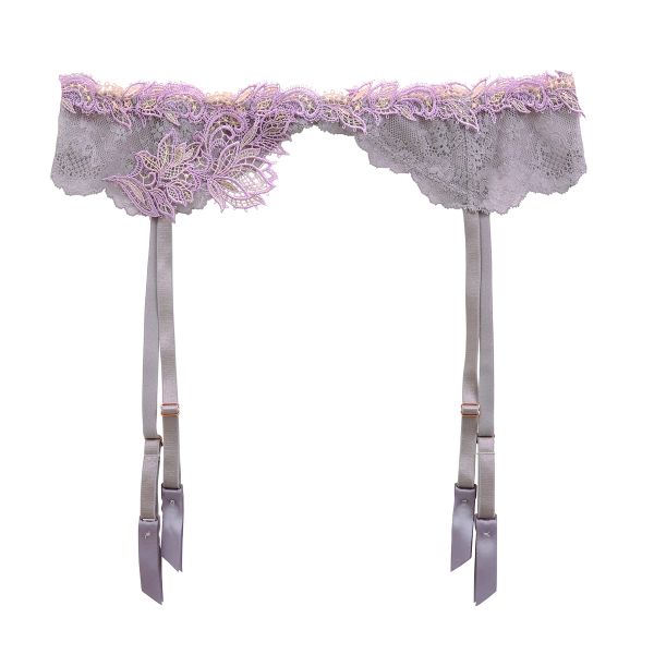 モンシェルピジョン Mon cher pigeon ティアム TIAM05 ガーターベルト 総レース アップリケ ランジェリー M L LL 単品