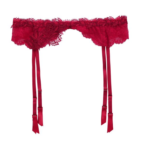 モンシェルピジョン Mon cher pigeon ティアム TIAM05 ガーターベルト 総レース アップリケ ランジェリー M L LL 単品