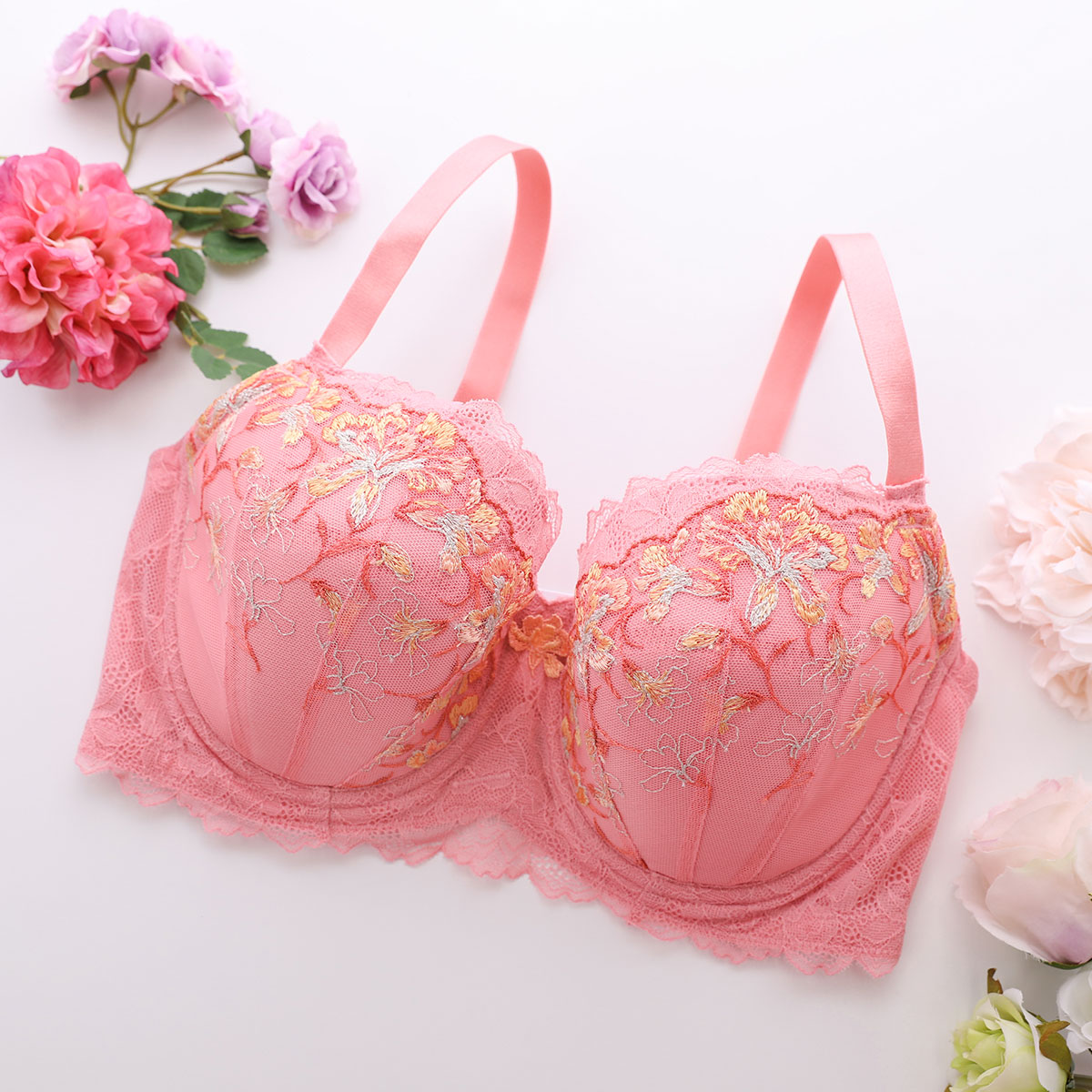 【完売品】HeartホールRIBキャミドレス ブラック 花柄ドレープキャミワンピース | PROPORTION BODY DRESSING