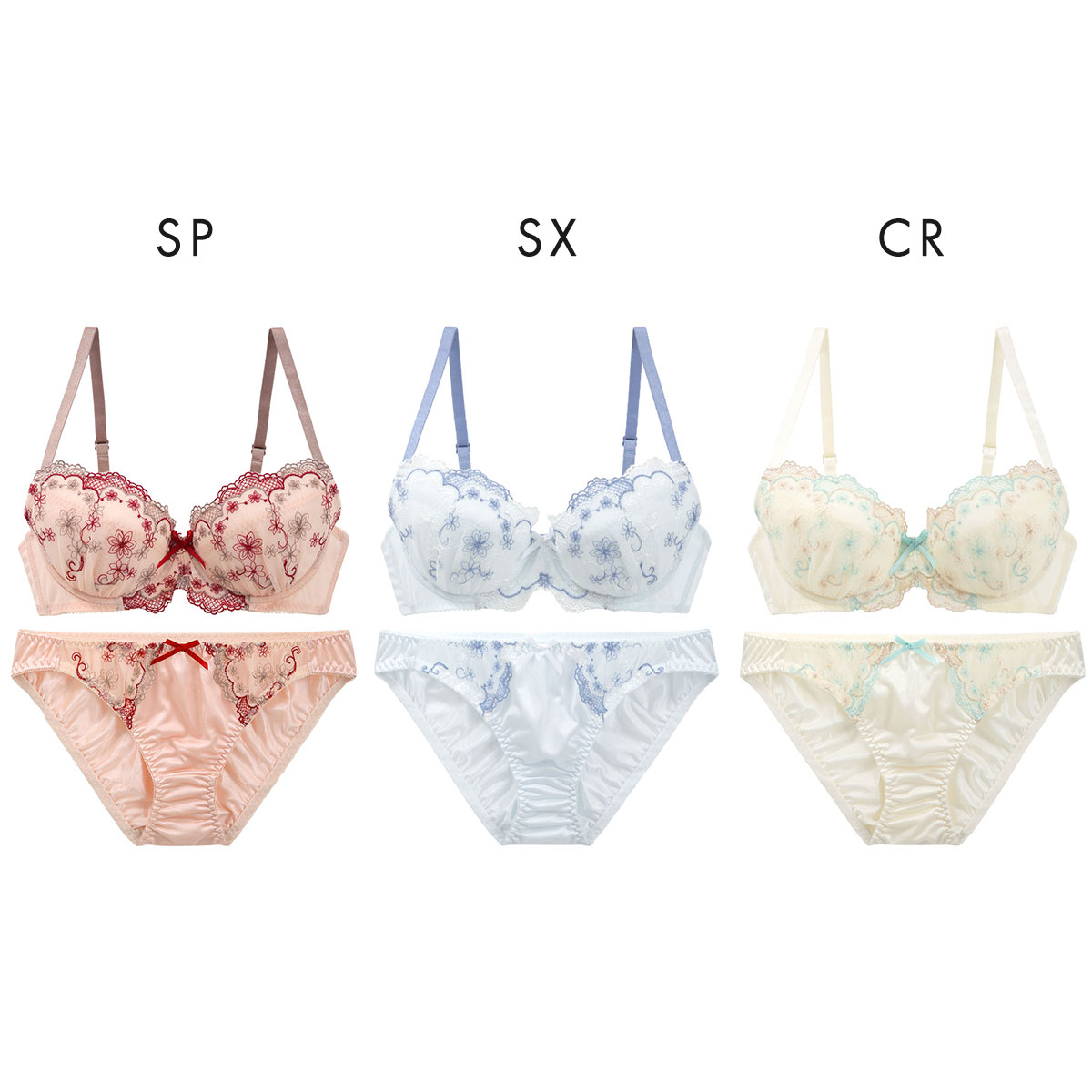 イーエスフェアリー チャーミングフローラ ブラセット BCDEF65