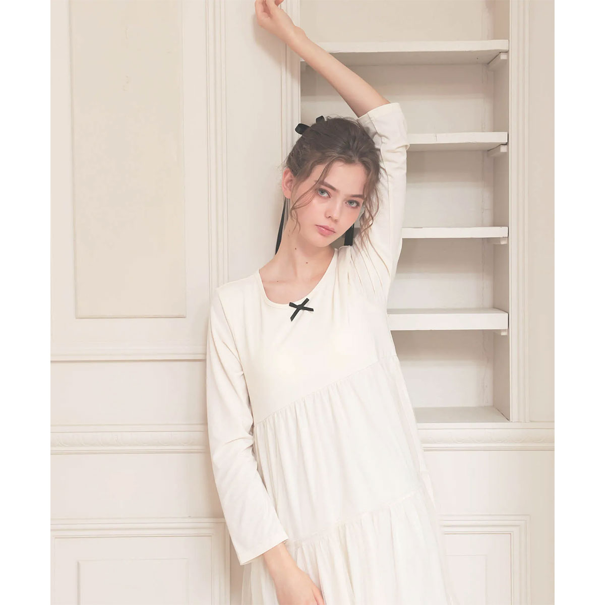☆ NARUE ナルエー 花柄 シャツ ワンピース ルームウェア パジャマ タグ付き】NARUE ナルエー フラワー ワンピース ルームウェア