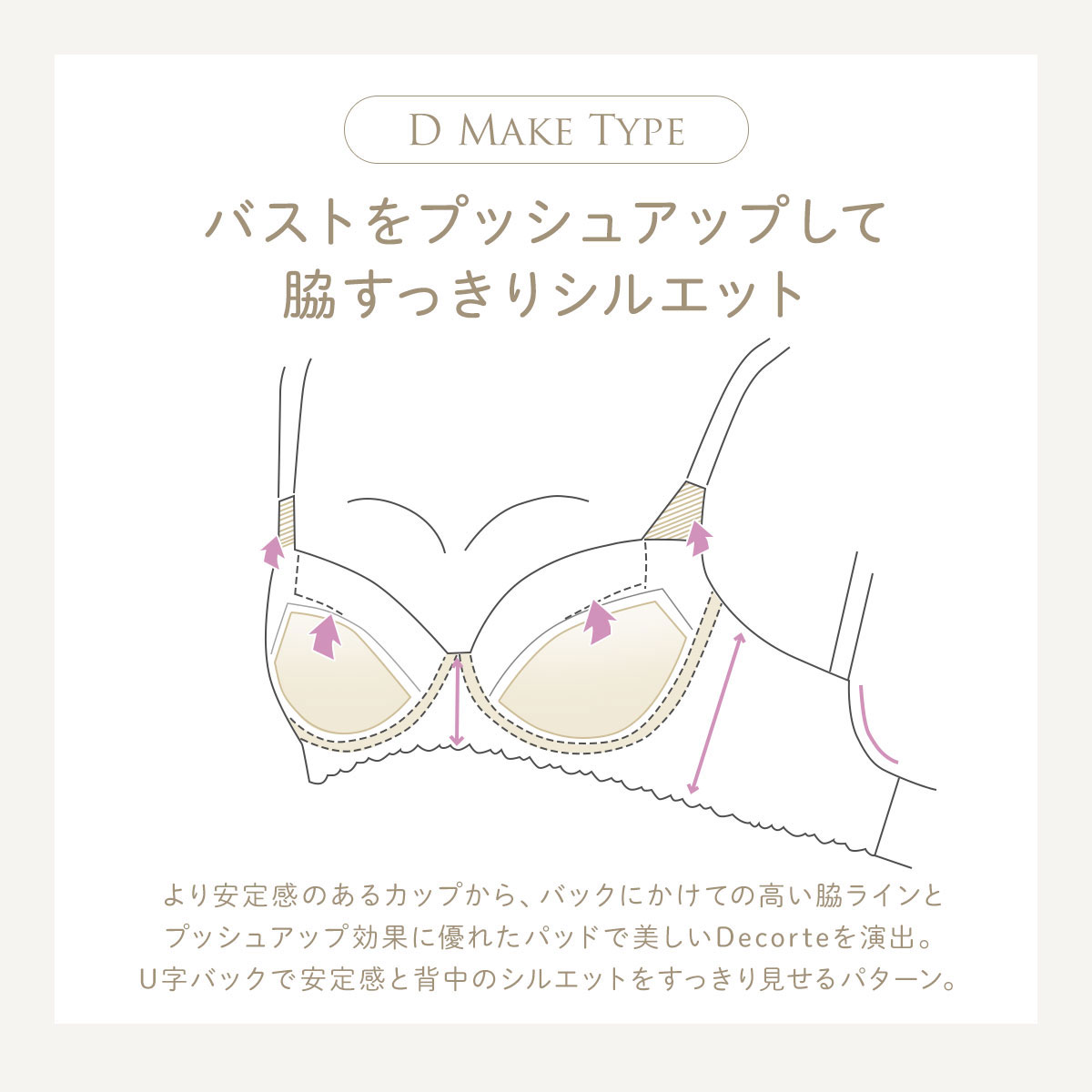 リサマリ レーヌ フロリタ ブラジャー BCD 脇高ブラ Risa Magli