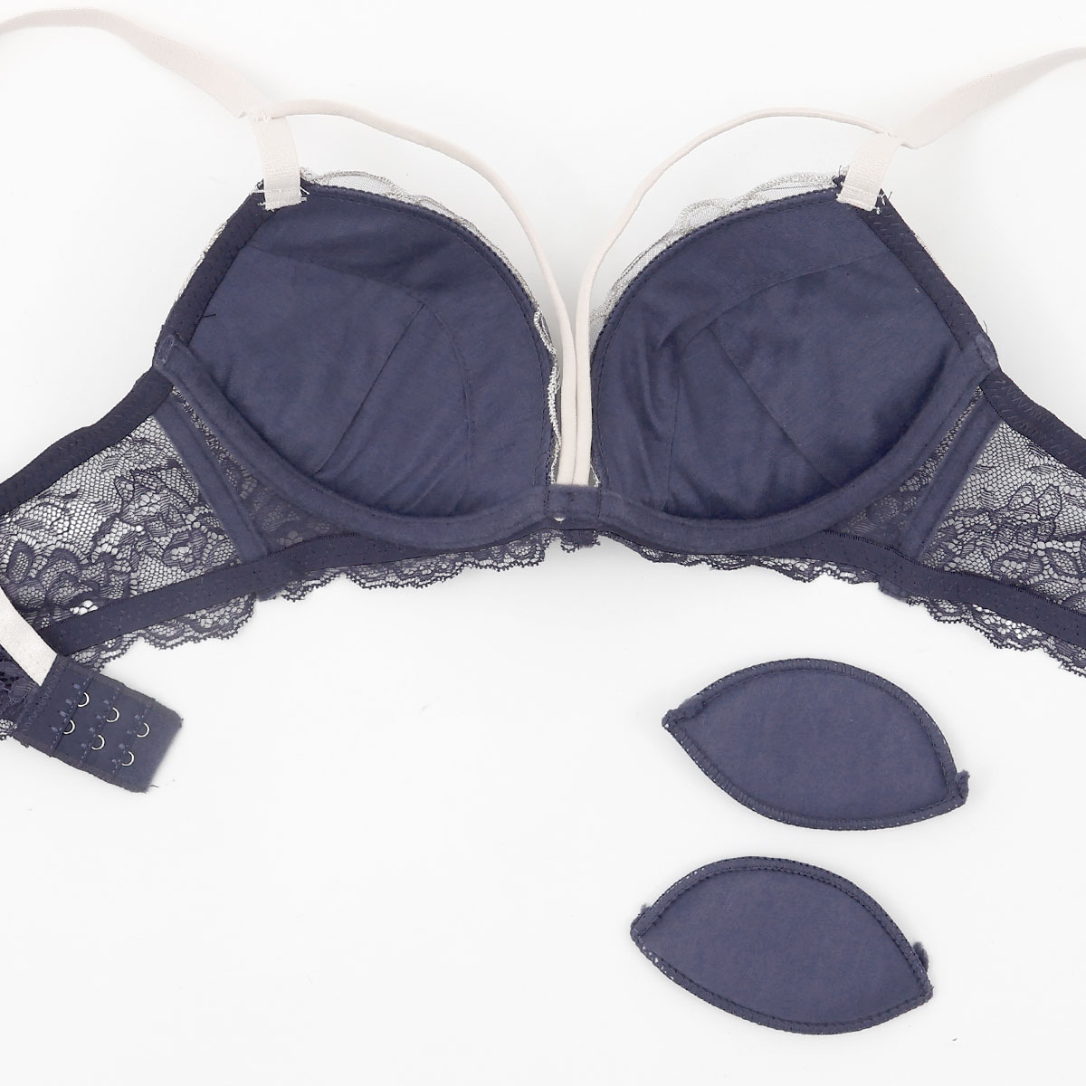 STUDIO FIVE ブラジャーショーツペチコートセット スパークス バイカラーフラワーコード ブラジャー ショーツ