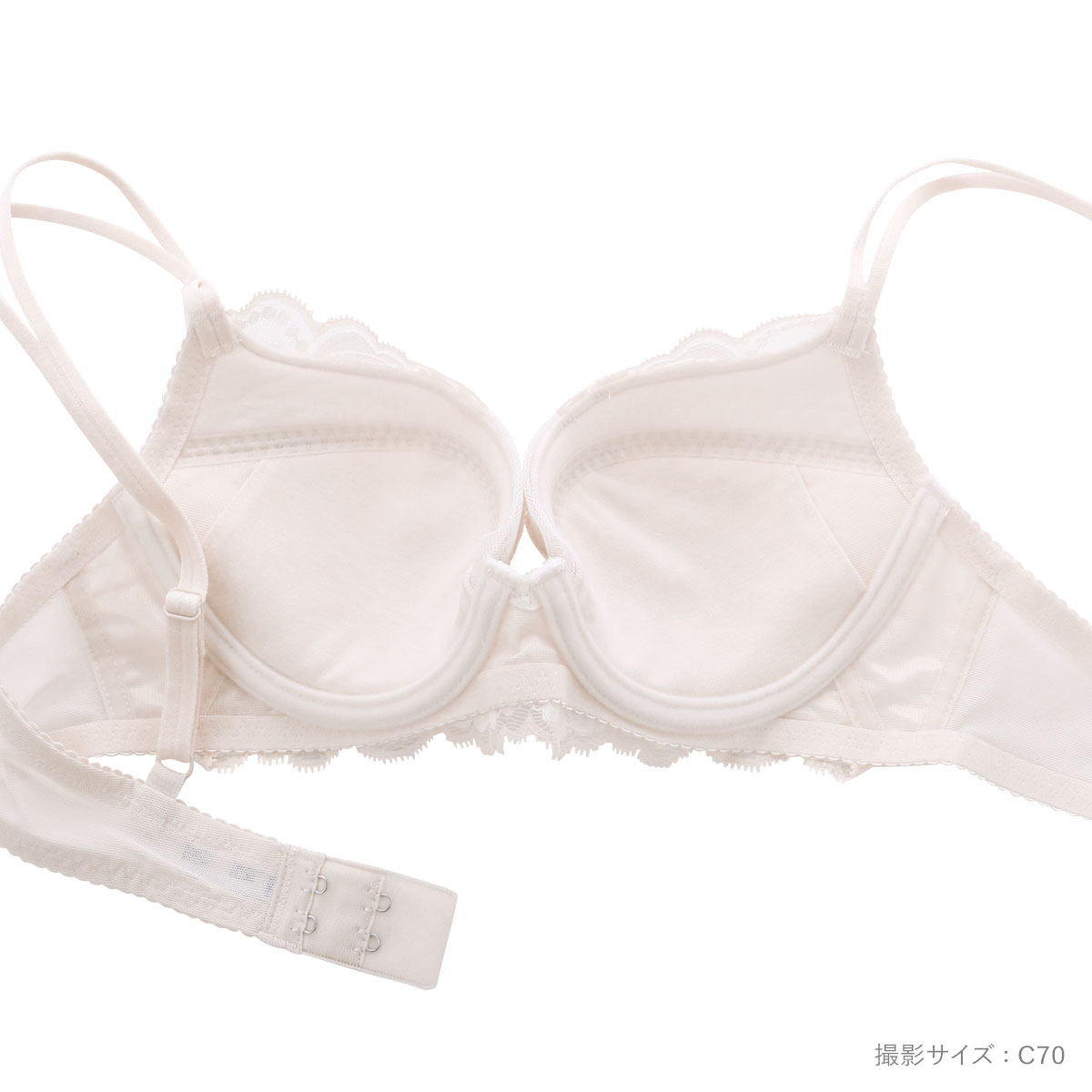 PARFAGE ❁ ブラジャー＋ショーツ ホワイト系 E65・M PARFAGE ❁ ブラジャー＋ショーツ ホワイト系 E65・M - メルカリ