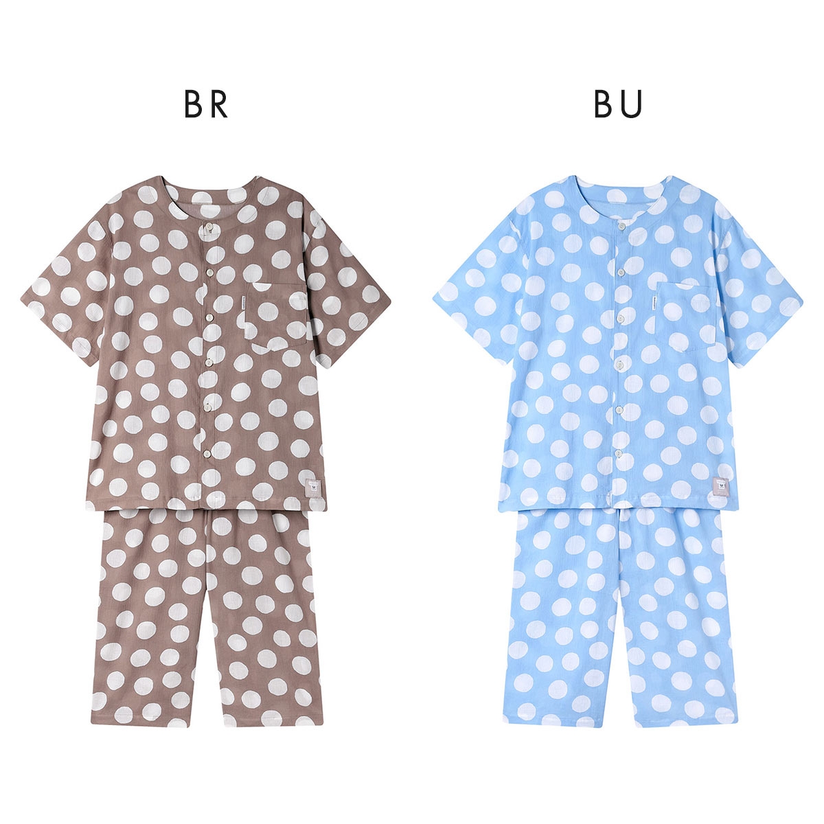 ワコール 睡眠科学 SOU・SOU柄 シャツパジャマ メンズ 高島ちぢみ 5分