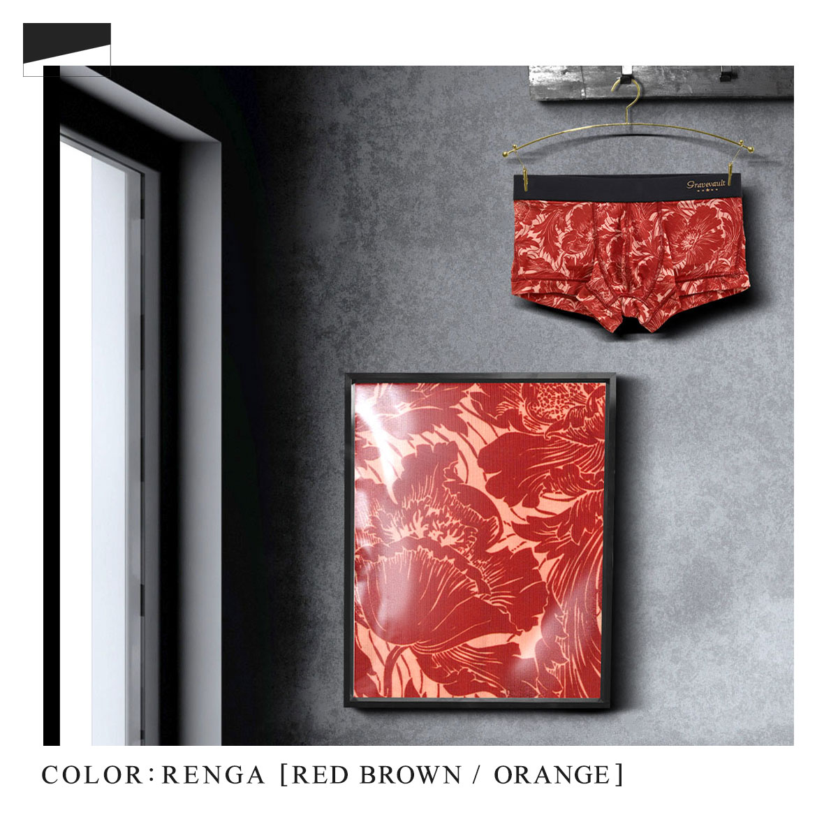 Gravevault×SHIROHATO 別注 限定カラー FLOWER ボクサーパンツ サブ6