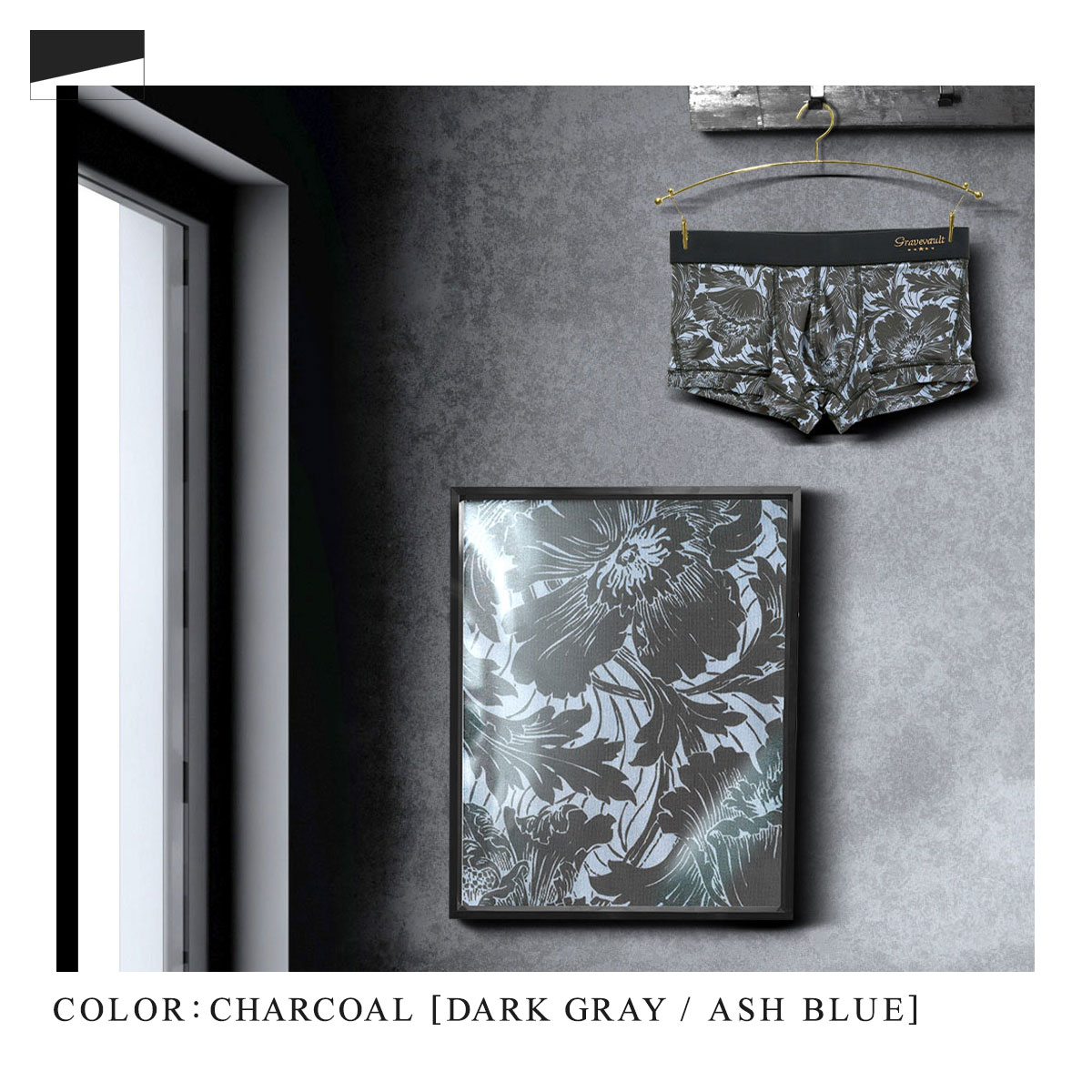 Gravevault×SHIROHATO 別注 限定カラー FLOWER ボクサーパンツ サブ8