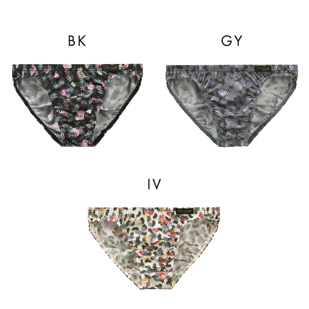 グレイブボールト Pink Flamingo ビキニ ブリーフ フルバック ML