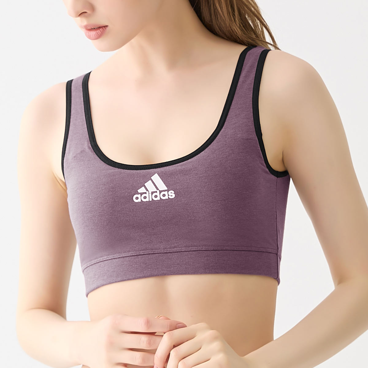 アディダス adidas ハーフトップ ノンワイヤー ブラジャー