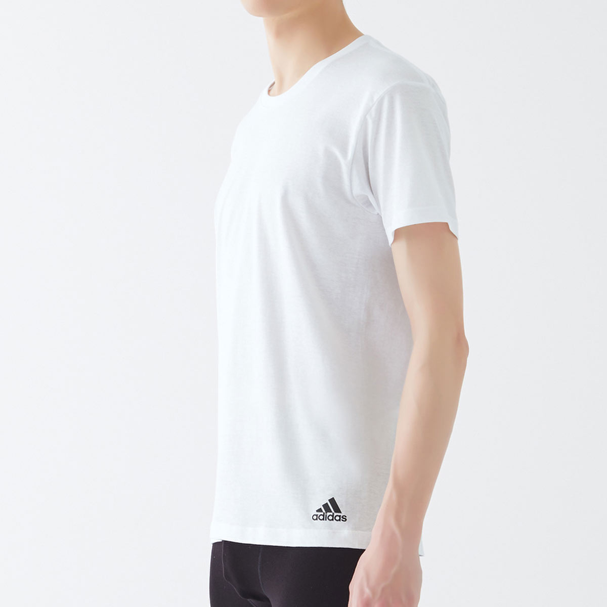 【 】 Tシャツ 半袖 2枚セット ★送料 関税込 紳士スピードドライTシャツ 半袖 丸首 LL ブラック 2枚組 | 作業