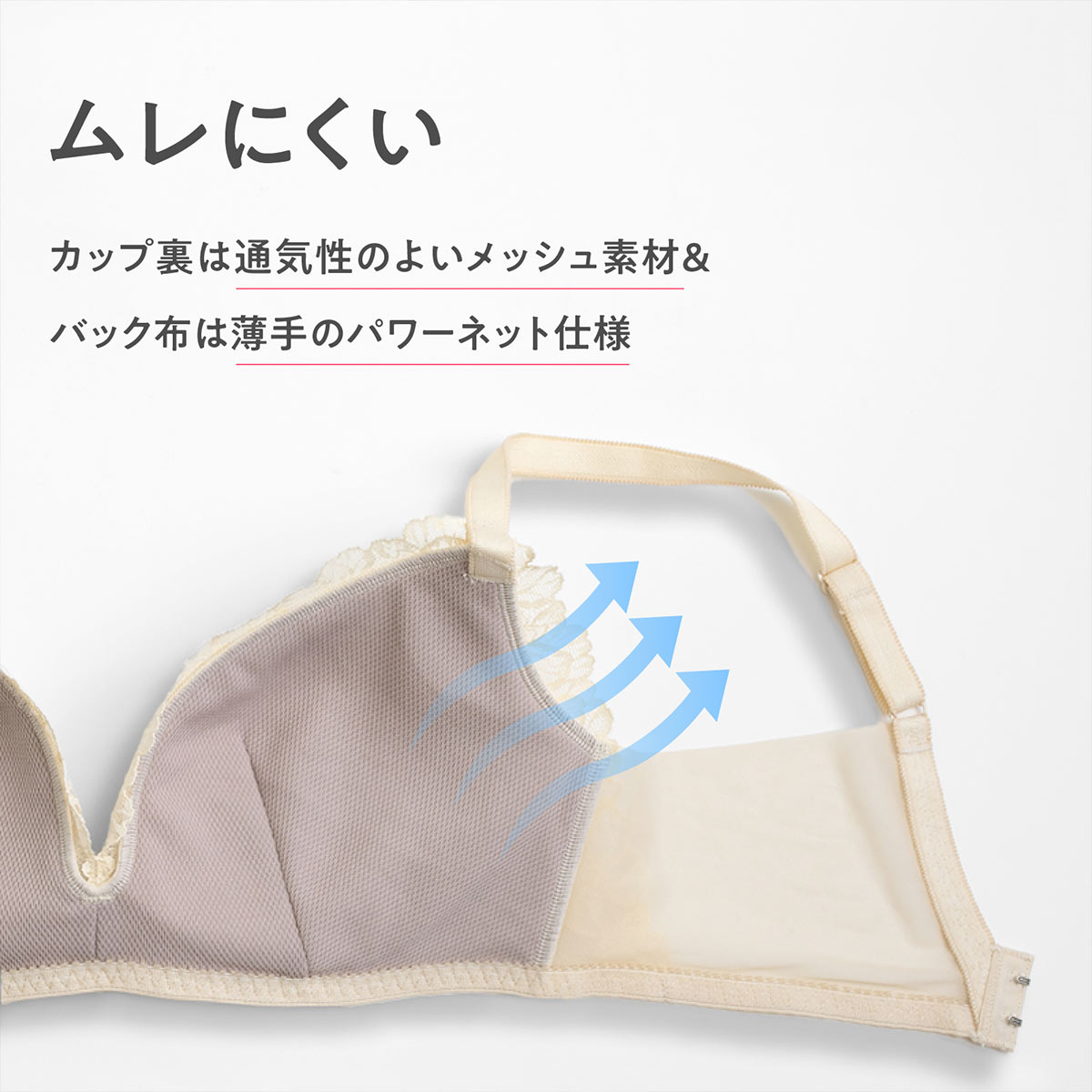 ★極美品★激安★早い者勝ち★シーガル　３ミリ２ミリ　Ｌサイズ　定価26901円 ルシアン 凸凹段差を解決 3/4カップ ノンワイヤー ブラジャー