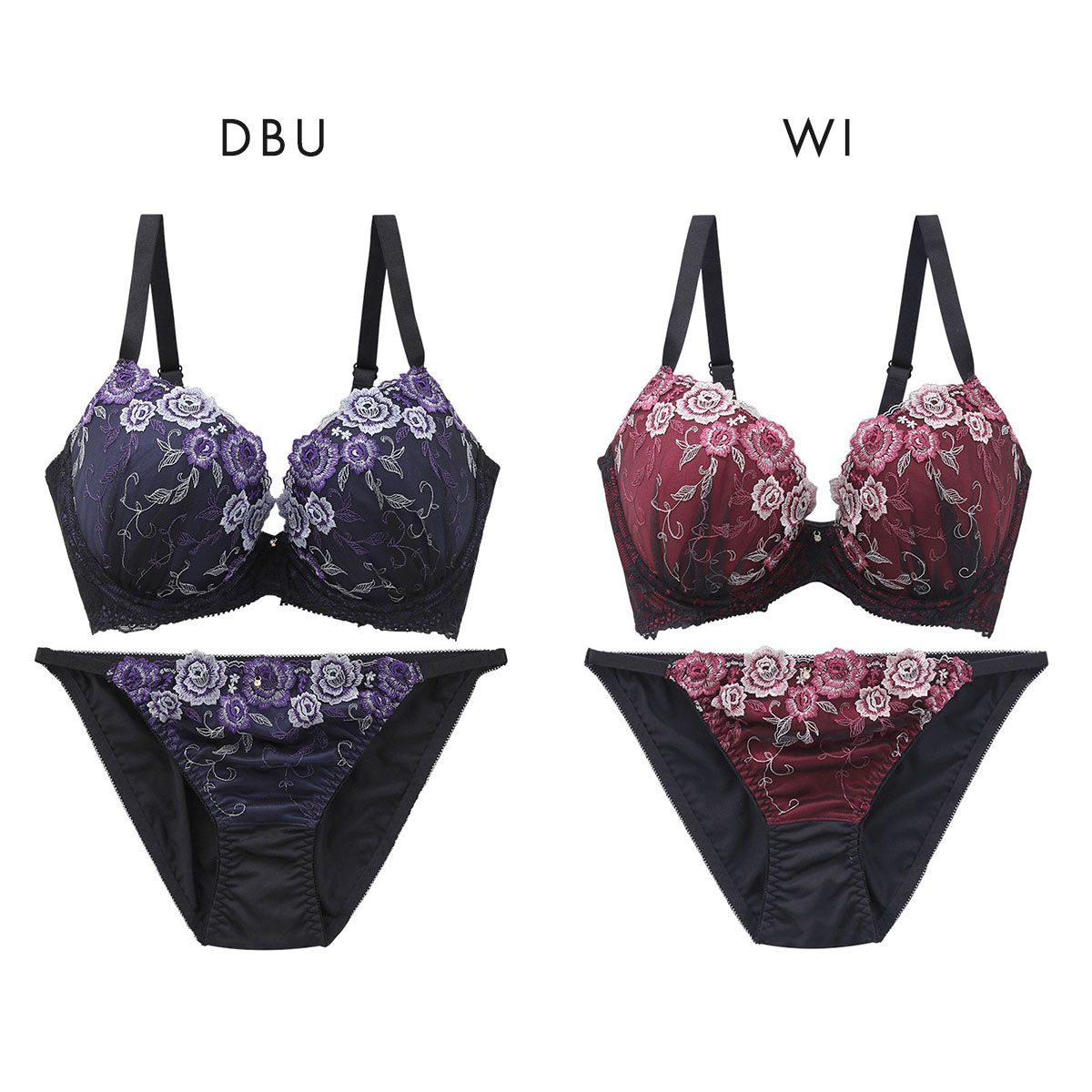 エレガント 脇肉を谷間に変える脇高ブラ クラシックローズ ブラセット