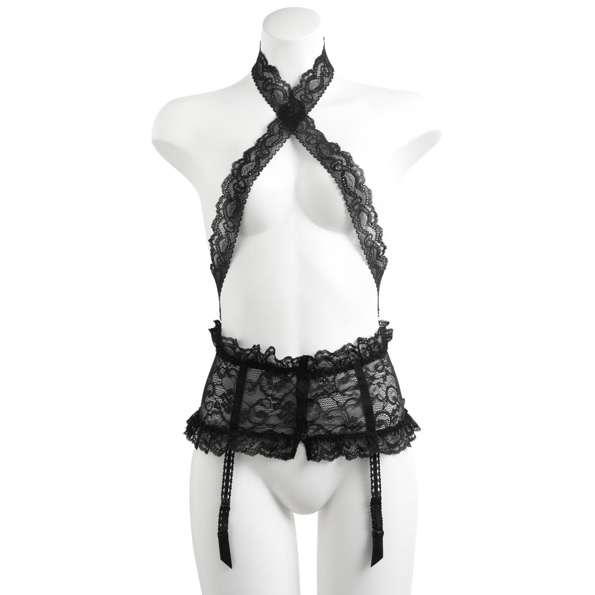 オーバドゥ Aubade Boite a Desir Lace Waist Cincher and