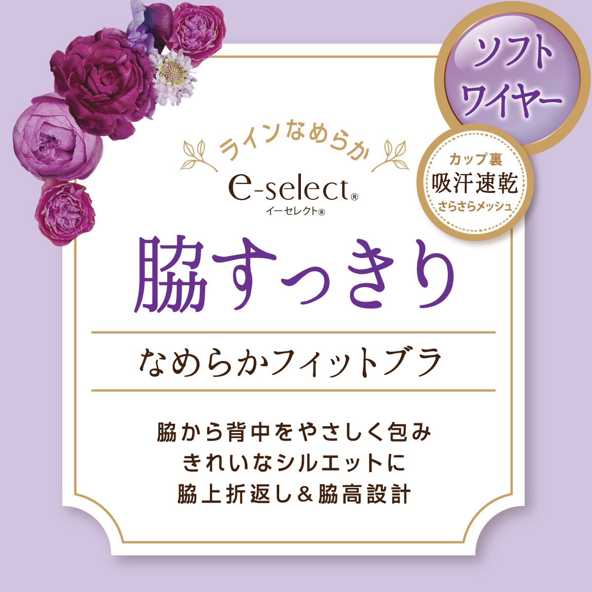-専用-イシイ トモコ様 アツギ イーセレクト e-select シームレスカップブラ ソフト