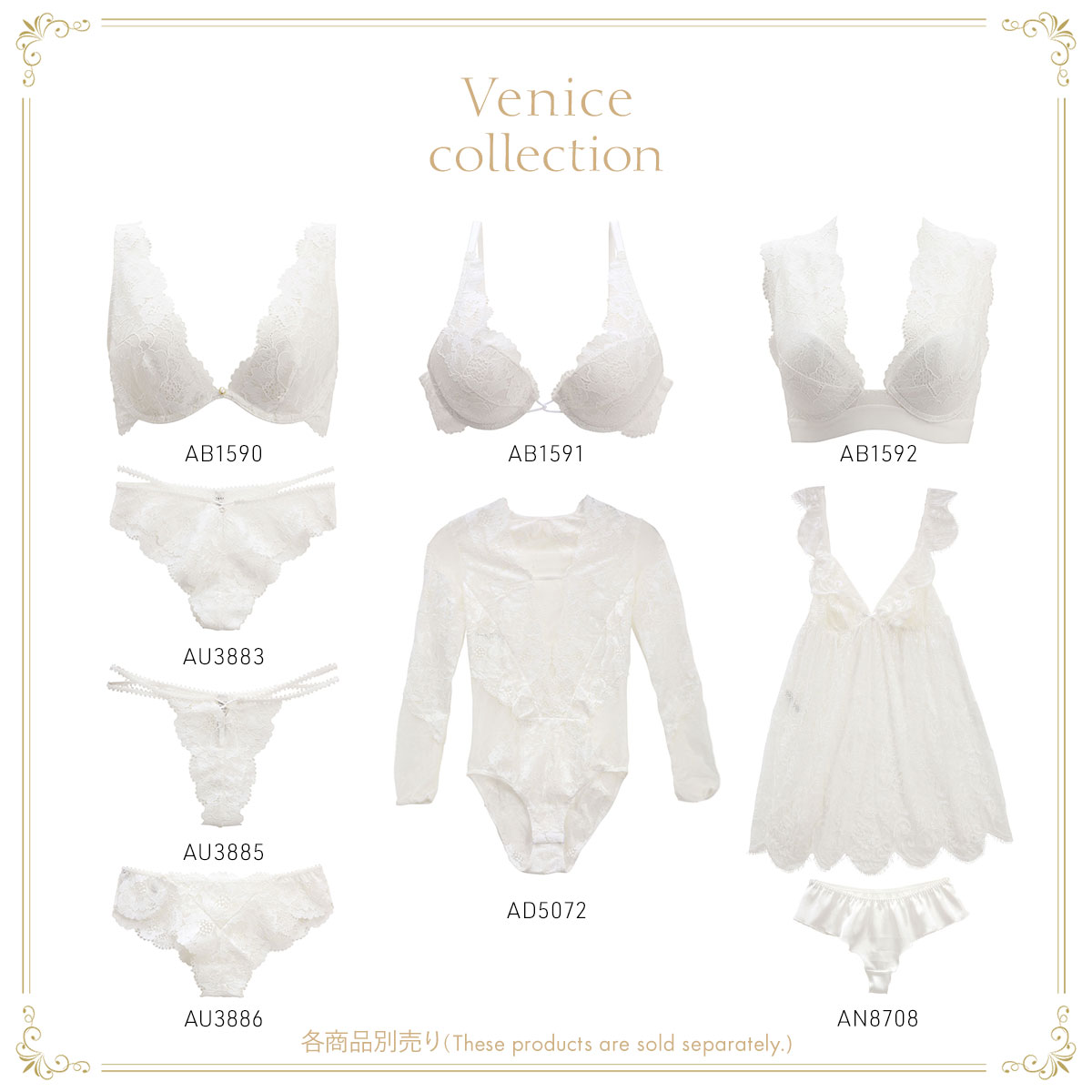 アンブラ ANNEBRA Venice BloomUp ブラジャー 総レース バック