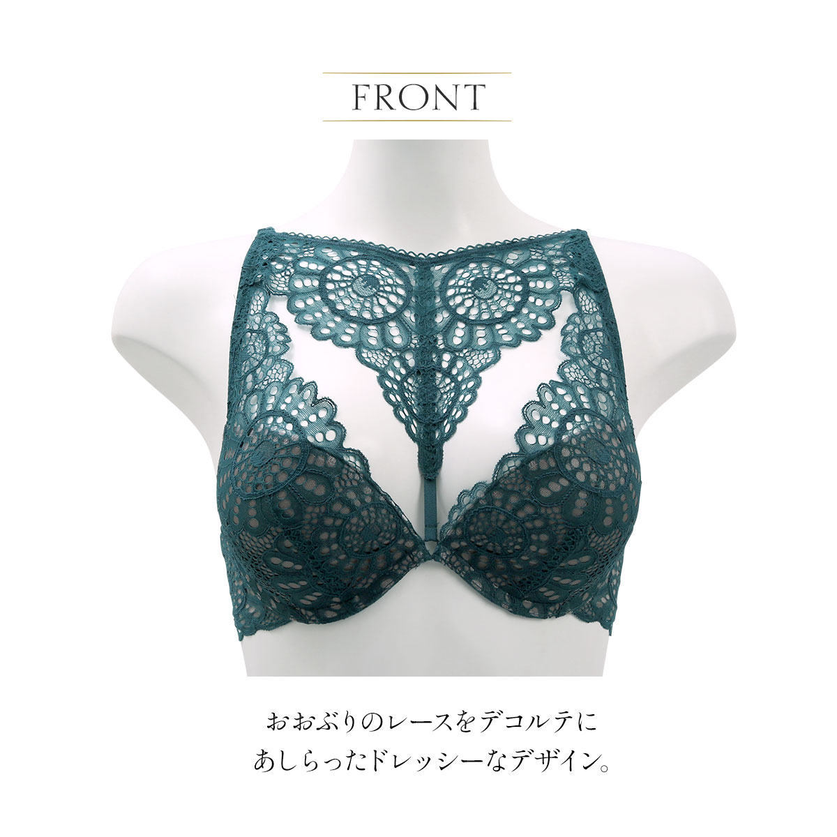 アンブラ ANNEBRA Charisma 2 デコルテレース ブラジャー BCDEFG